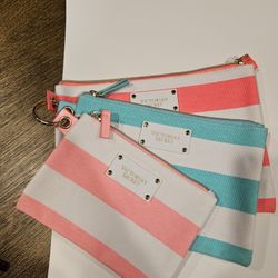 VS Zippered Pouches X3. New. No Tags