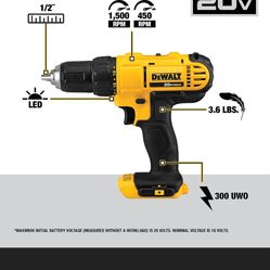 Dewalt  20v Drill  Tool Only