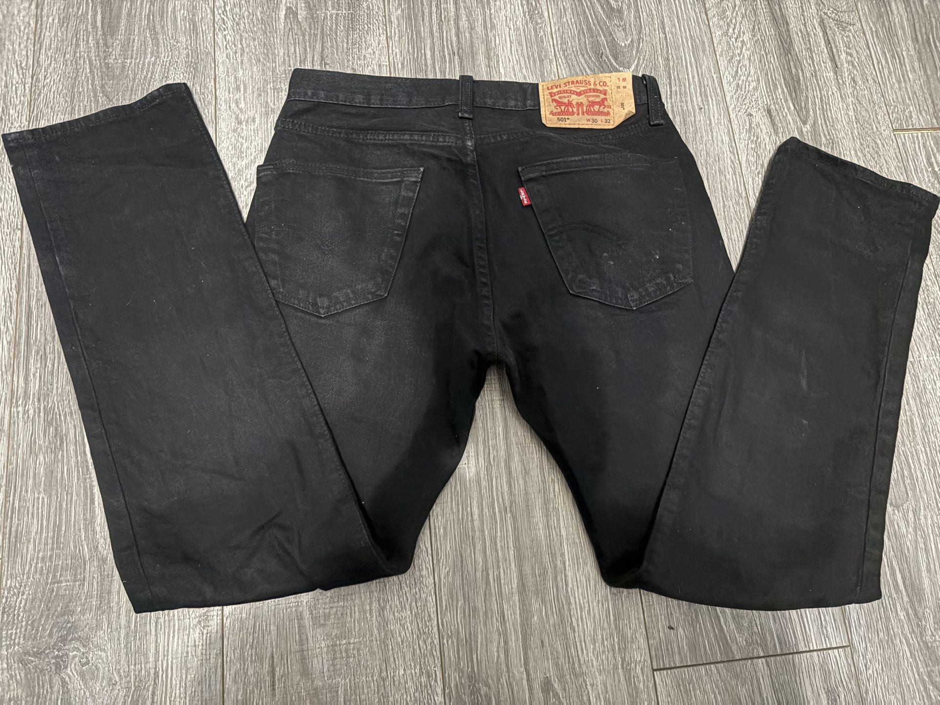 Levi 501 Pure Black