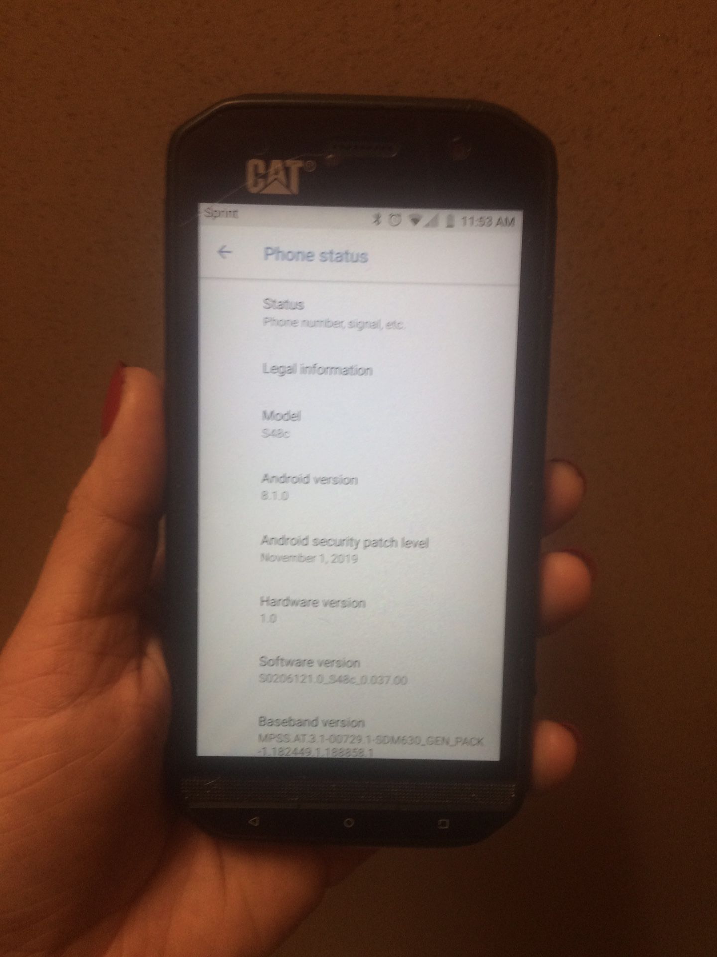 CAT s48c Phone Sprint