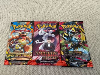 Pokémon mega evolutions, destined rivals, pitch black packs, not charizard, pikachu