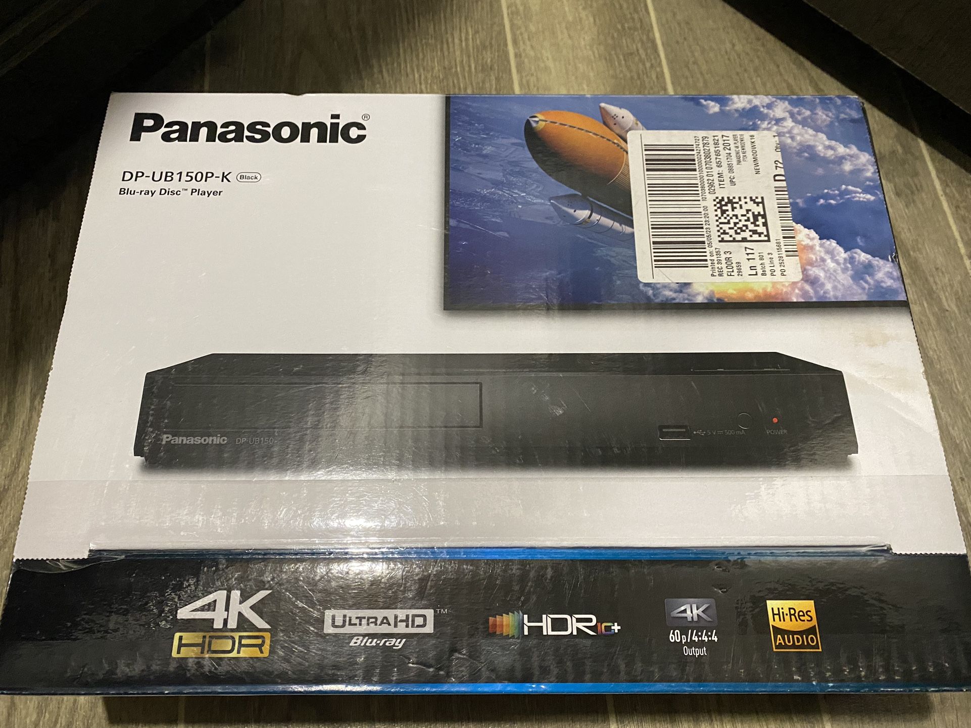 New In Sealed Box! Panasonic DP-UB150P-K Ultra HD 4K Hi-Res Audio Black