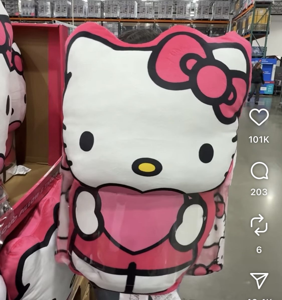 Hello Kitty blanket And Pillow