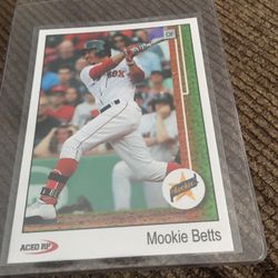 Baseball Card 1989 Upperdeck Aceo Mookie Betts Rookie
