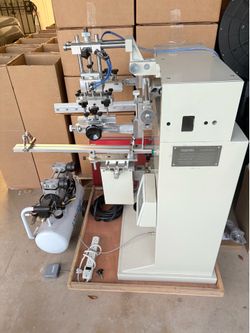 Semi-Automatic Rotary Silk Screen Machine