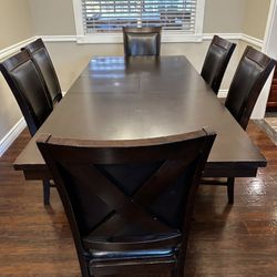 Six Chairs With Table
