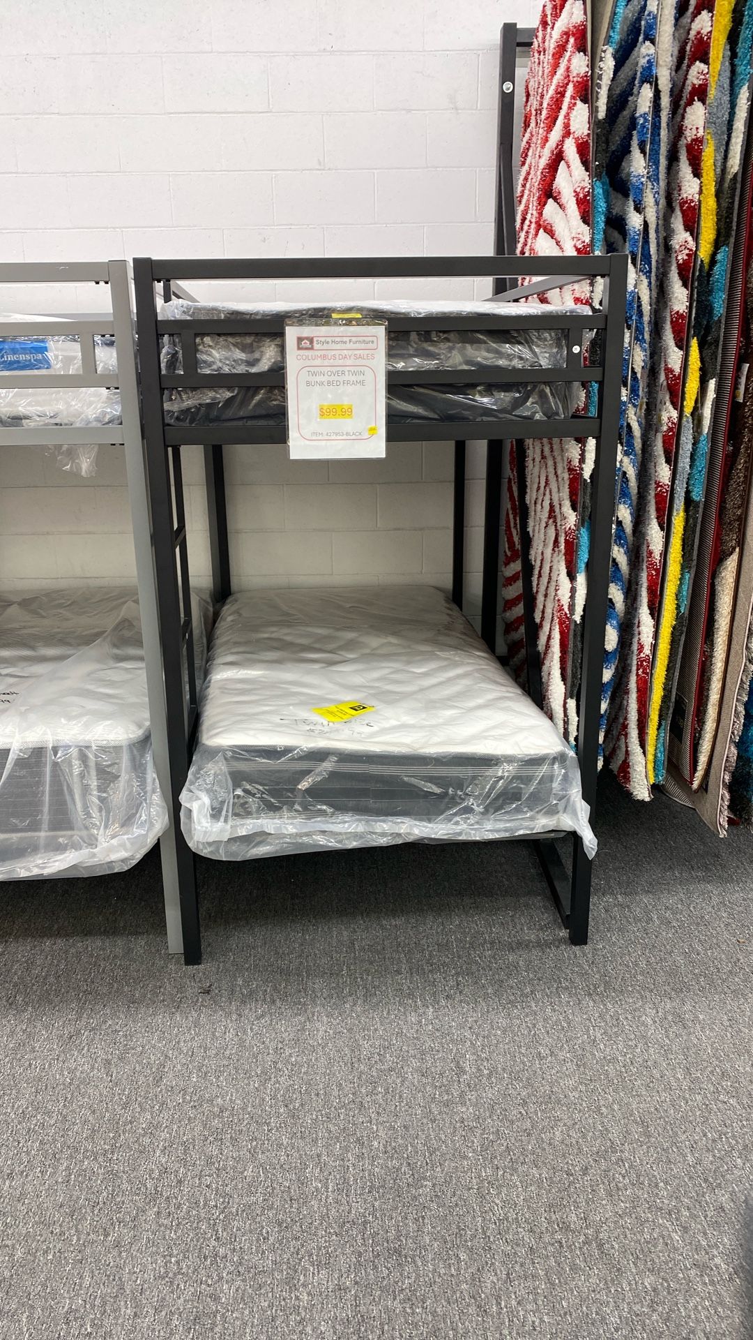 Twin Over Twin Bunk Bed Frame