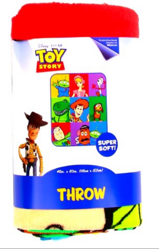 Disney Pixar Toy Story Throw Blanket – Super Soft Fleece (46in x 60in)