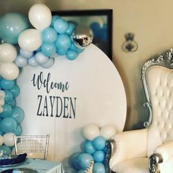 Custom Name Throne Chairs
