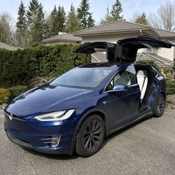 Tesla Model X 100D 2017 Navy Blue