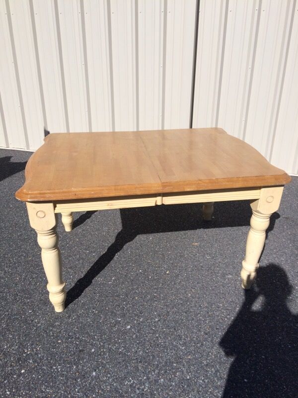 French country butcher block table