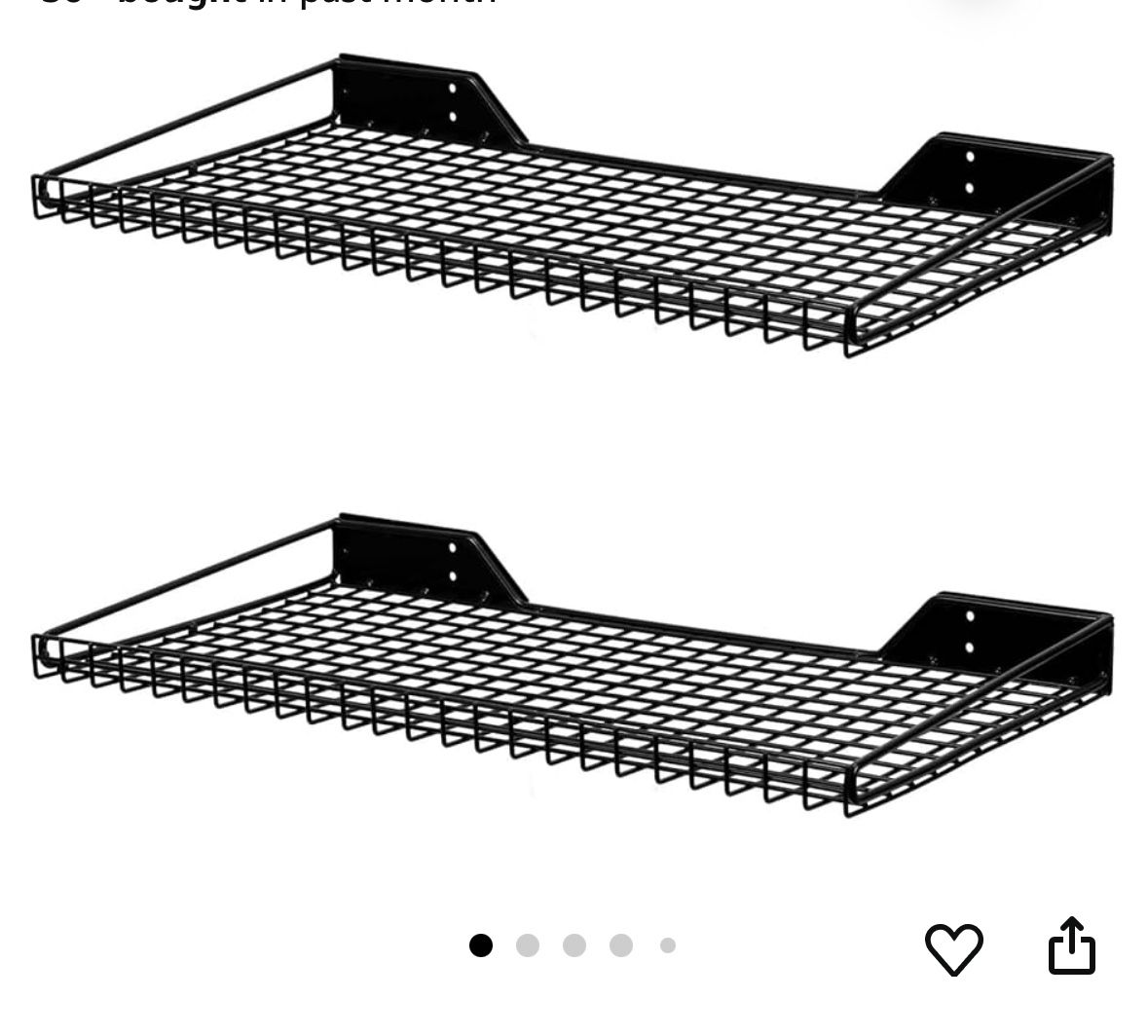 Wallmaster Garage Wall Shelf 2 Pack