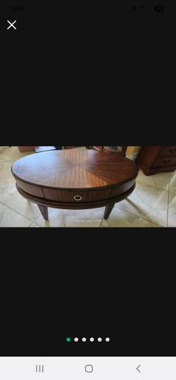 COFFEE TABLE AND END TABLES WITH SPECIAL INSERTS