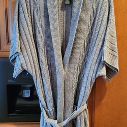 Eddie Bauer Cable Knit Cardigan Sweater
