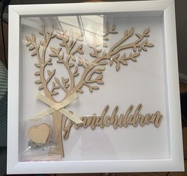 Grandchildren Tree Shadow Box