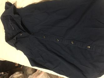 Ralph Lauren navy button shirt