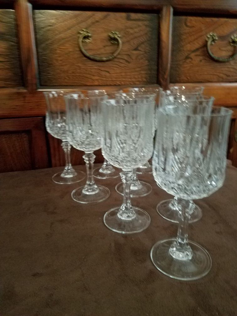 Crystal Glassware, Set of 10