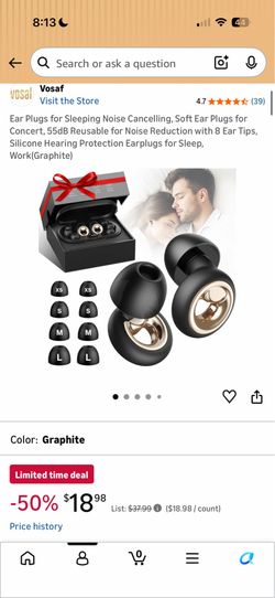 Brand new unopened box noise ear plug