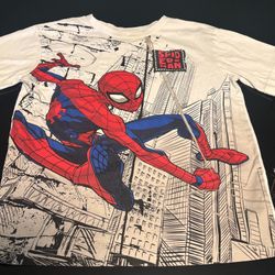 Pair of Spider-Man T-Shirts Boys Sz.8