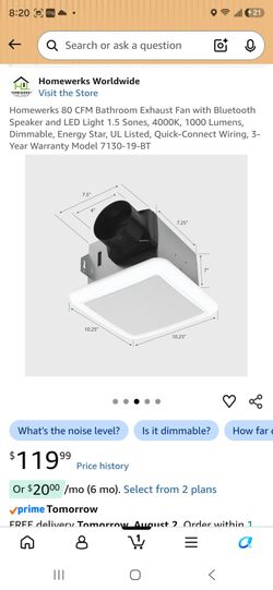 Home ventilation fan