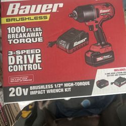 Brushless 1/2 High Toque Impact Wrench Kit 
