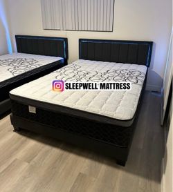 New Queen bed frame with Matress