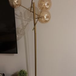     Modern Gold Globe Floor Lamp