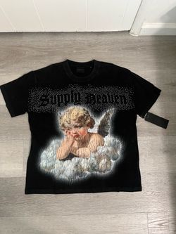 S,M,L,Xl Angel with rhinestones shirt