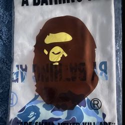 Blue Camo Ape Head BAPE Tee (Size Small) – Brand New