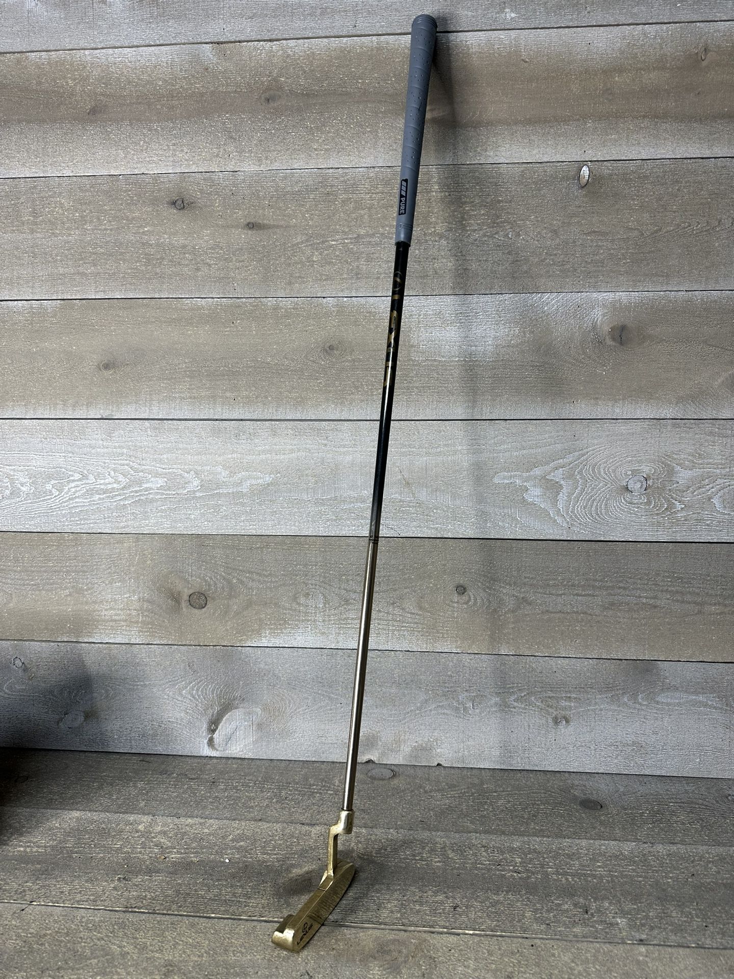 Lexus Gold Blade Putter Right Handed True Temper Steel 35" Engraved Logo