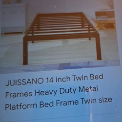 Twin Bed Metal Frame