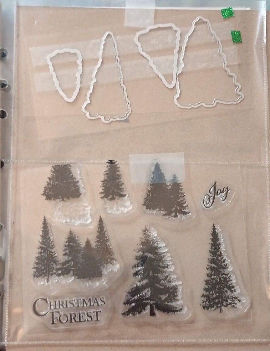 Christmas Tree Stamp And Die Set