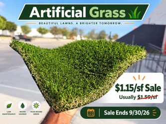 15x100 foot roll - Artificial Grass Turf - Pasto Sintetico