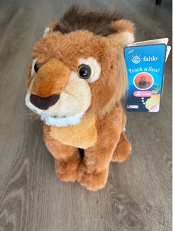Fahlo Plush Lion - track a real lion