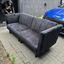 Velvet Couch / Futon 