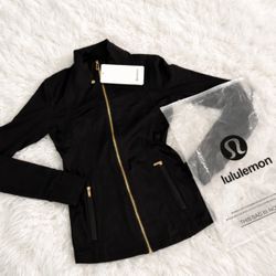 Gold Zipper Lululemon Jacket