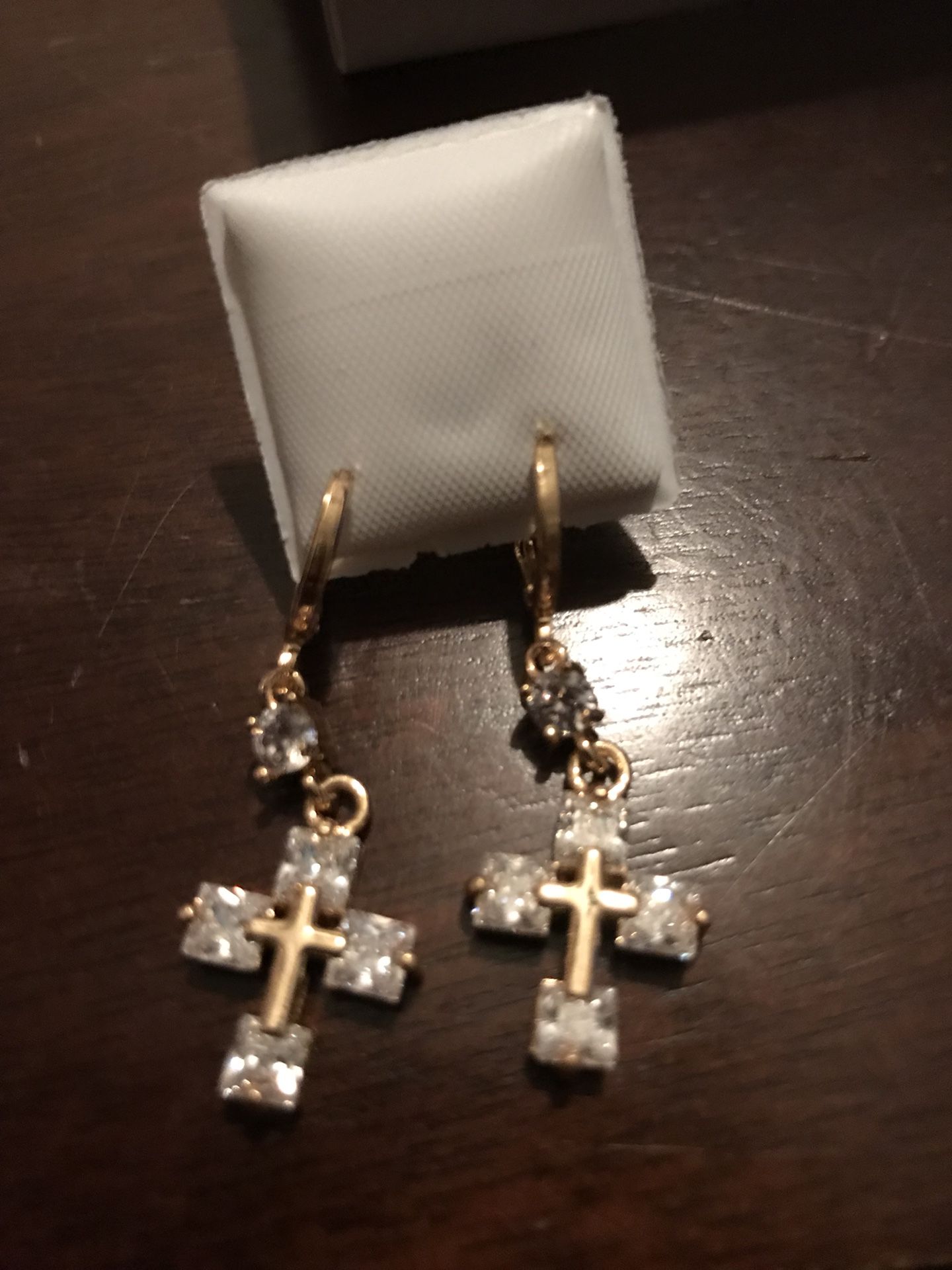 Earrings gold plated