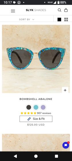 Beautiful Bombshell Abalone Sylk Shades