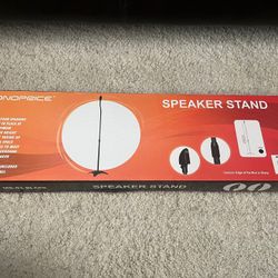 (2) Monoprice MS-01 Black Speaker Stands (New)