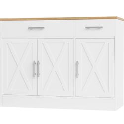Modern Farmhouse Sideboard Buffet Cabinet