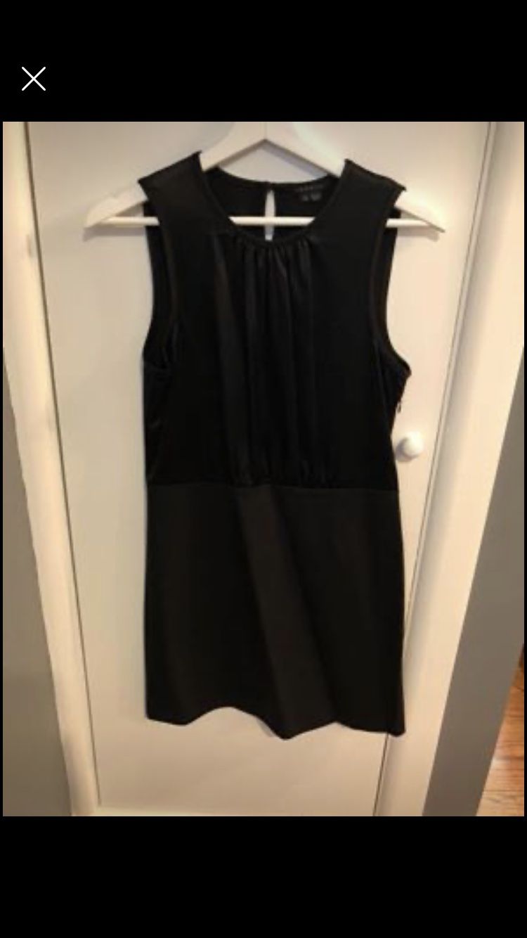 Size 8 theory black dress