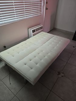 White futon