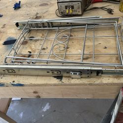 Pull Out Trash Cans Sliding Rack Under Cabinet  