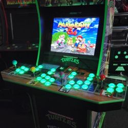 Custom Ninja Turtles Arcade 1up With 12,000 Games