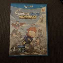 Scribblenauts Unmasked w/ Green Lantern DVD (Wii U); Rare Walmart Variant CIB 