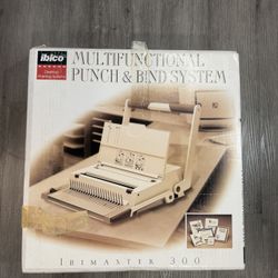 IBICO ibiMaster 300 Paper Punch & Binding Machine  , Máquina perforadora y encuadernadora de papel IBICO ibiMaster 300