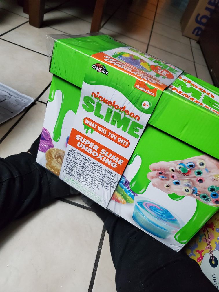 Large box of Nickelodeon slime