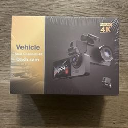 Dash Cam 4k Three Channels 