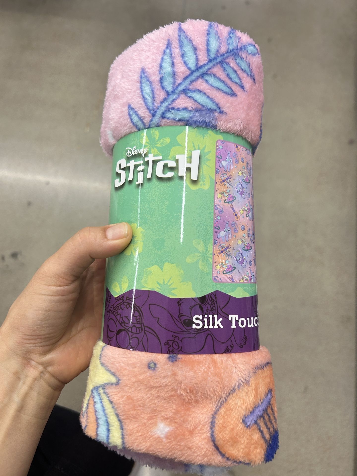 NWT Disney stitch silk touch throw blanket