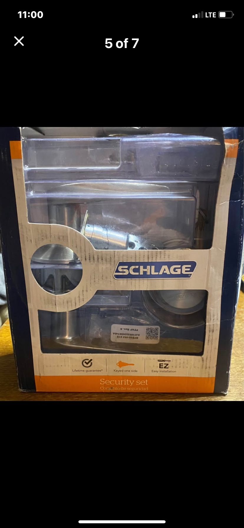 Schlage Single Cylinder Deadbolt and Keyed Entry Door Handle